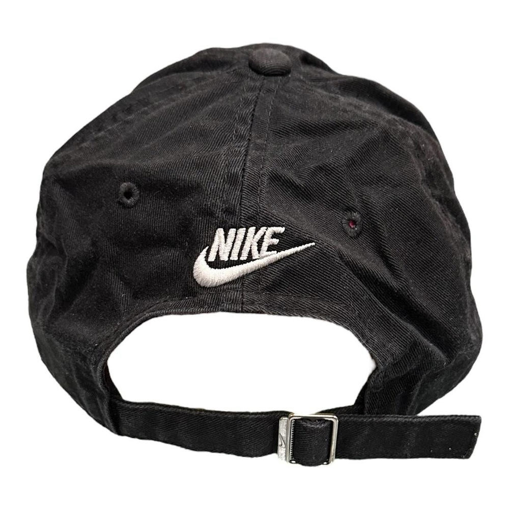 Nike Just Do It Hat Cap Strap Back Mens One Size Black Baseball Heritage 86 - Picture 3 of 7